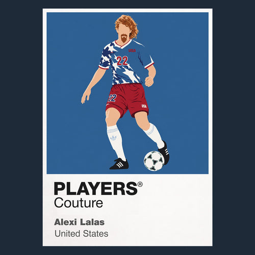 Alexi Lalas USA Icon Frame artwork in navy