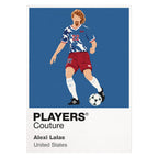 Alexi Lalas USA Icon Frame artwork on white