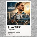 Alexis Mac Allister Argentina Atlas Frame artwork by Players Couture