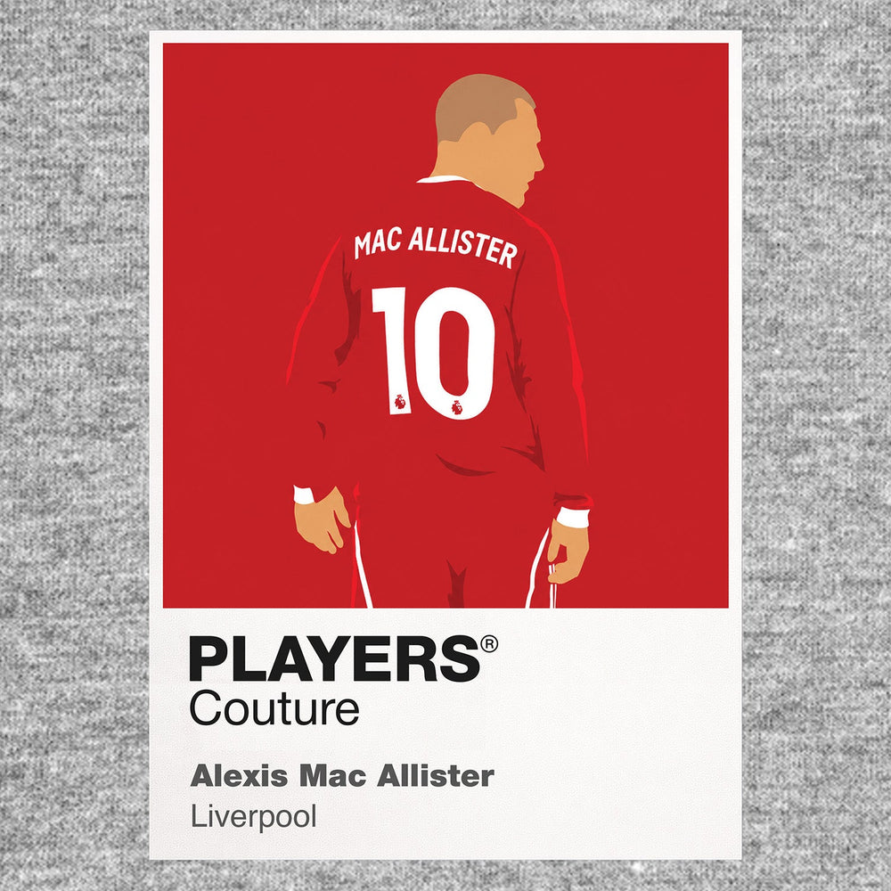 Alexis Mac Allister Liverpool Icon Frame — Gray