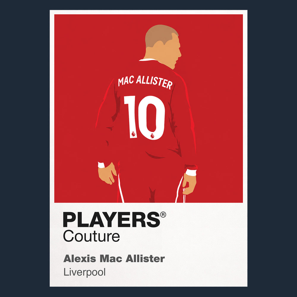 Alexis Mac Allister Liverpool Icon Frame — Navy