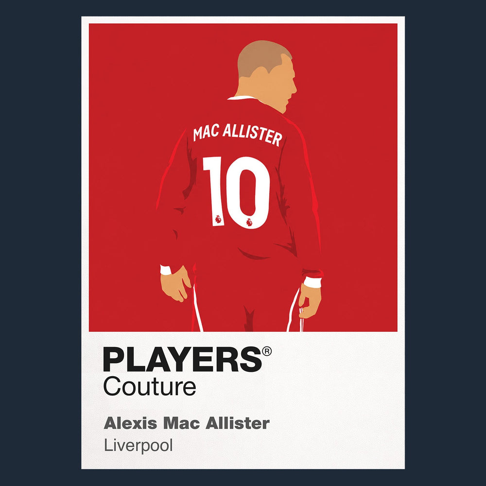 Alexis Mac Allister Liverpool Icon Frame — Navy