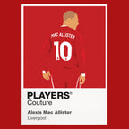 Alexis Mac Allister Liverpool Icon Frame — Red