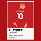 Alexis Mac Allister Liverpool Icon Frame — Red