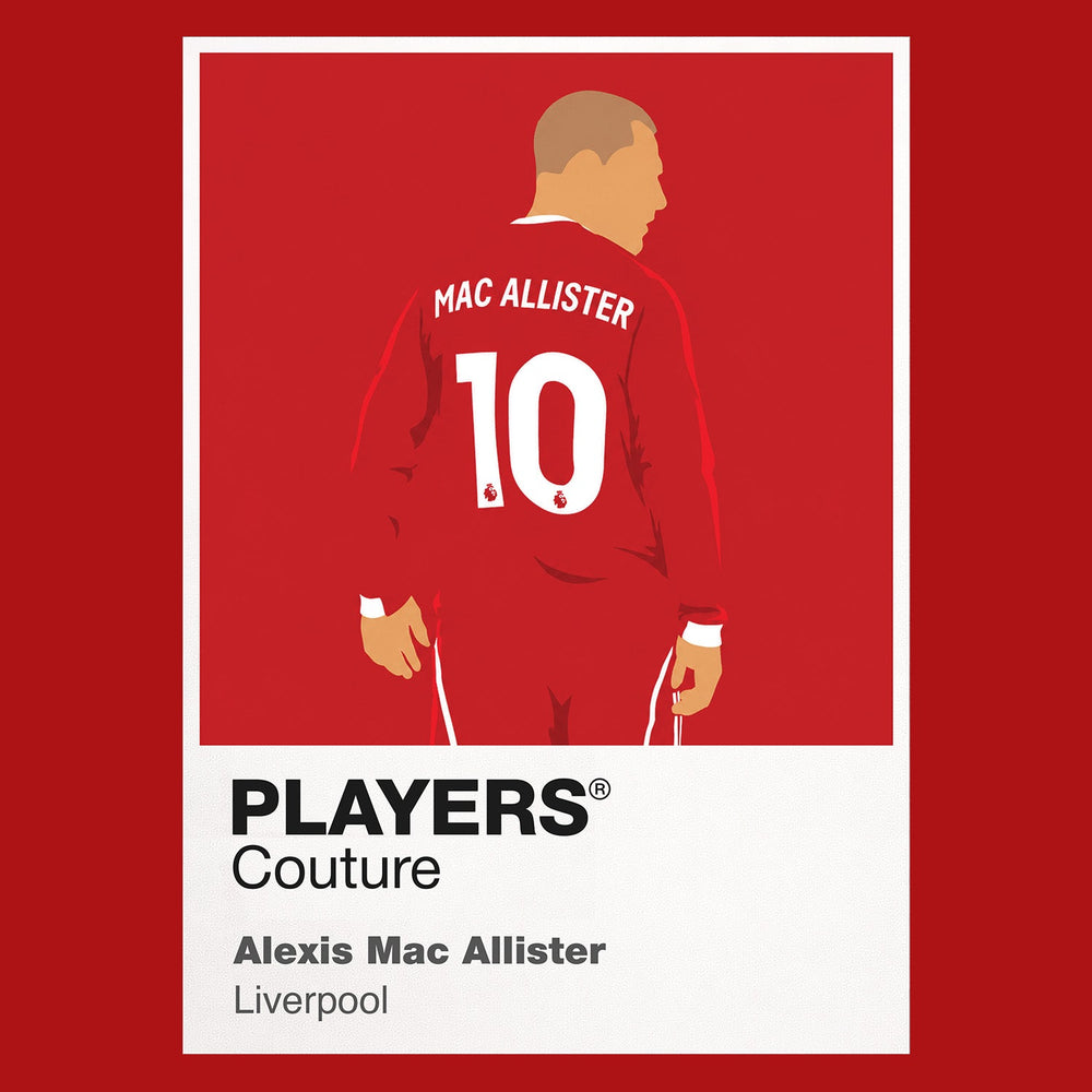Alexis Mac Allister Liverpool Icon Frame — Red