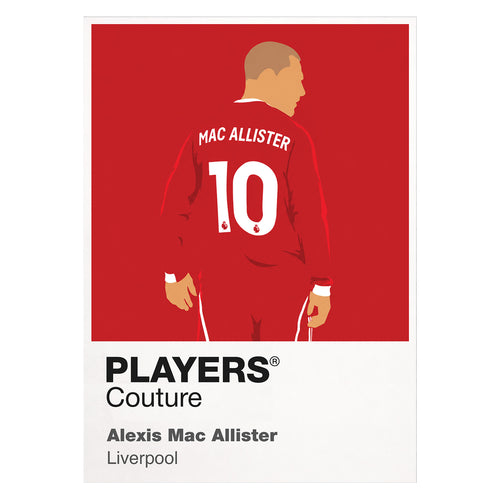 Alexis Mac Allister Liverpool Icon Frame — White