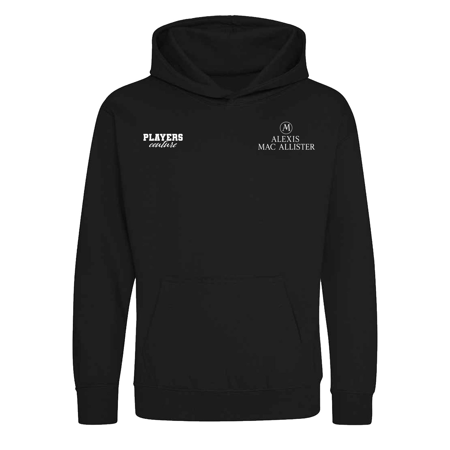 Alexis Mac Allister Logo Players Couture Kids Hoodie Black
