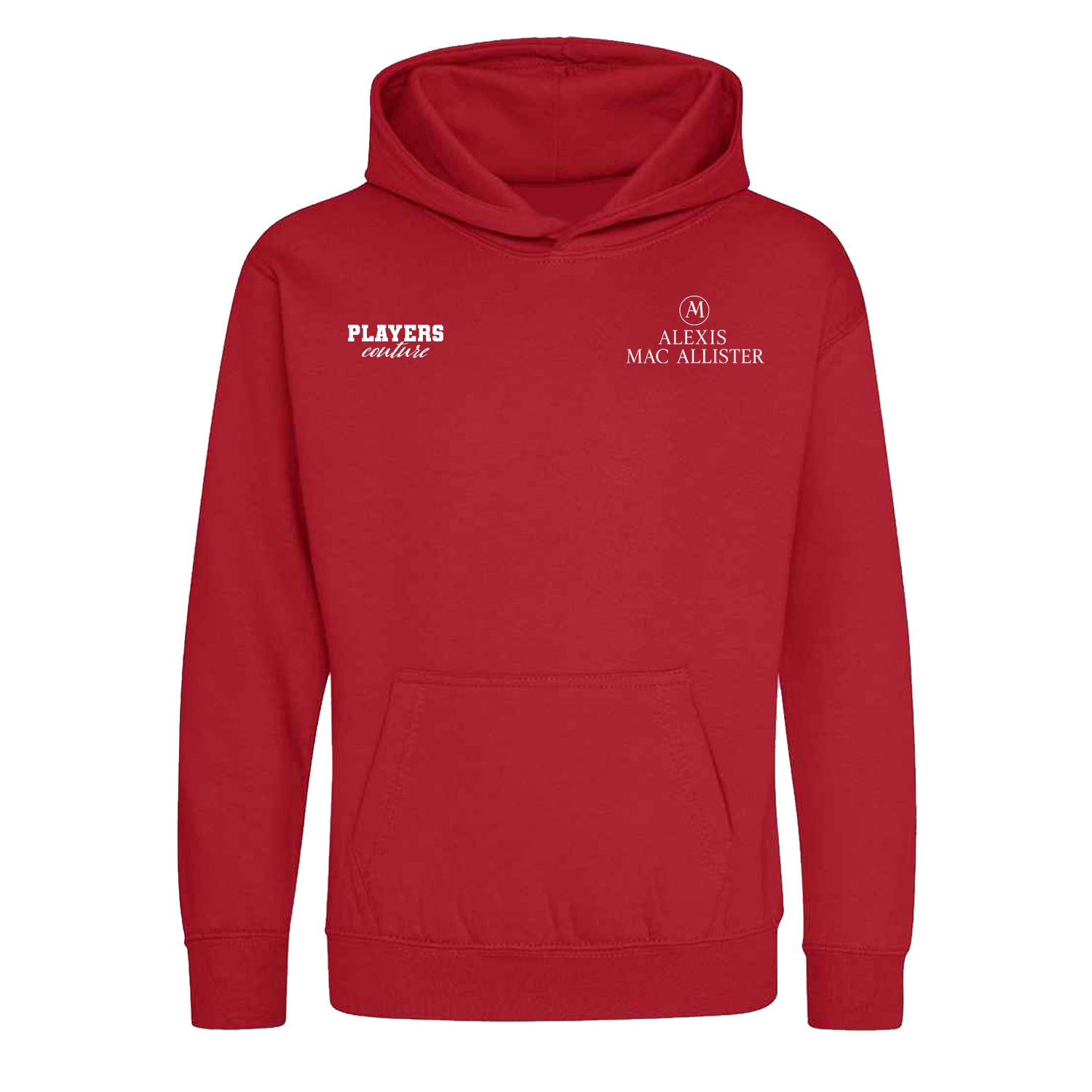 Alexis Mac Allister Logo Players Couture Kids Hoodie Red