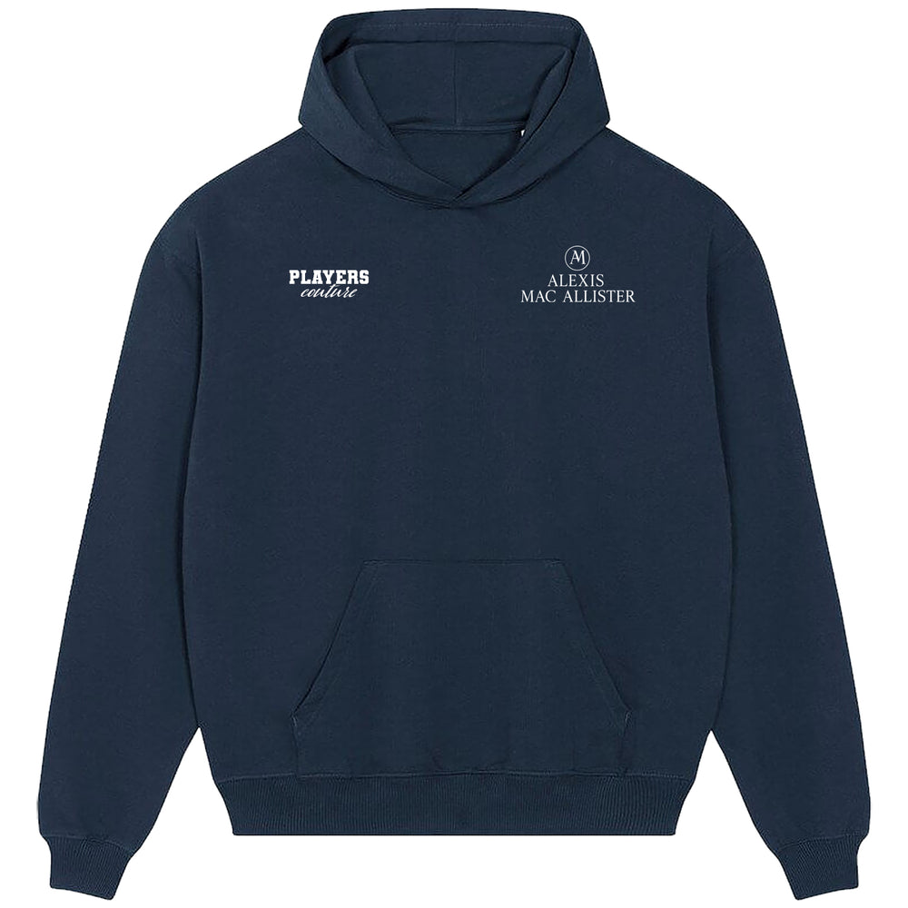 Alexis Mac Allister Logo Players Couture Men's Casual Hoodie Navy