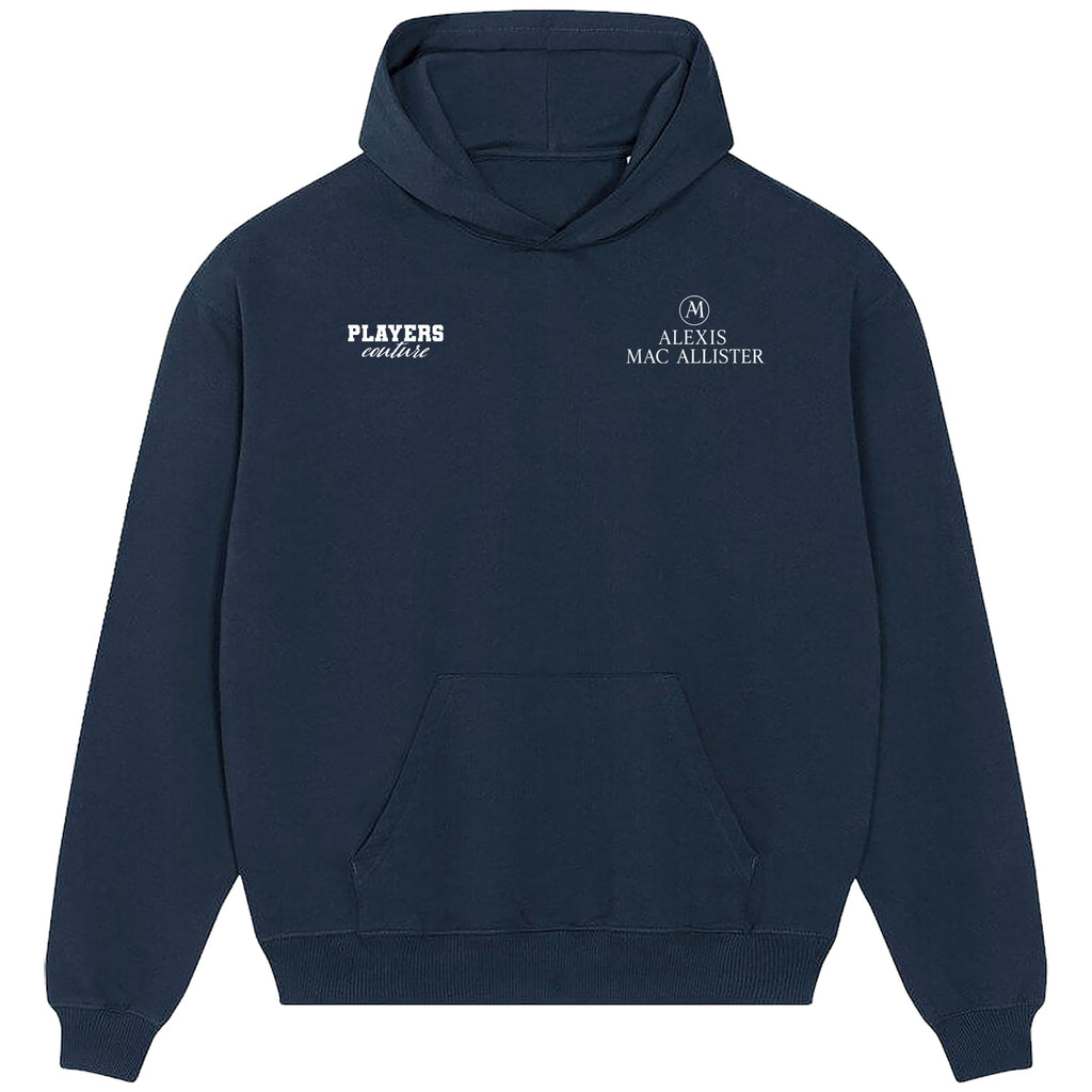 Alexis Mac Allister Logo Players Couture Men's Casual Hoodie Navy