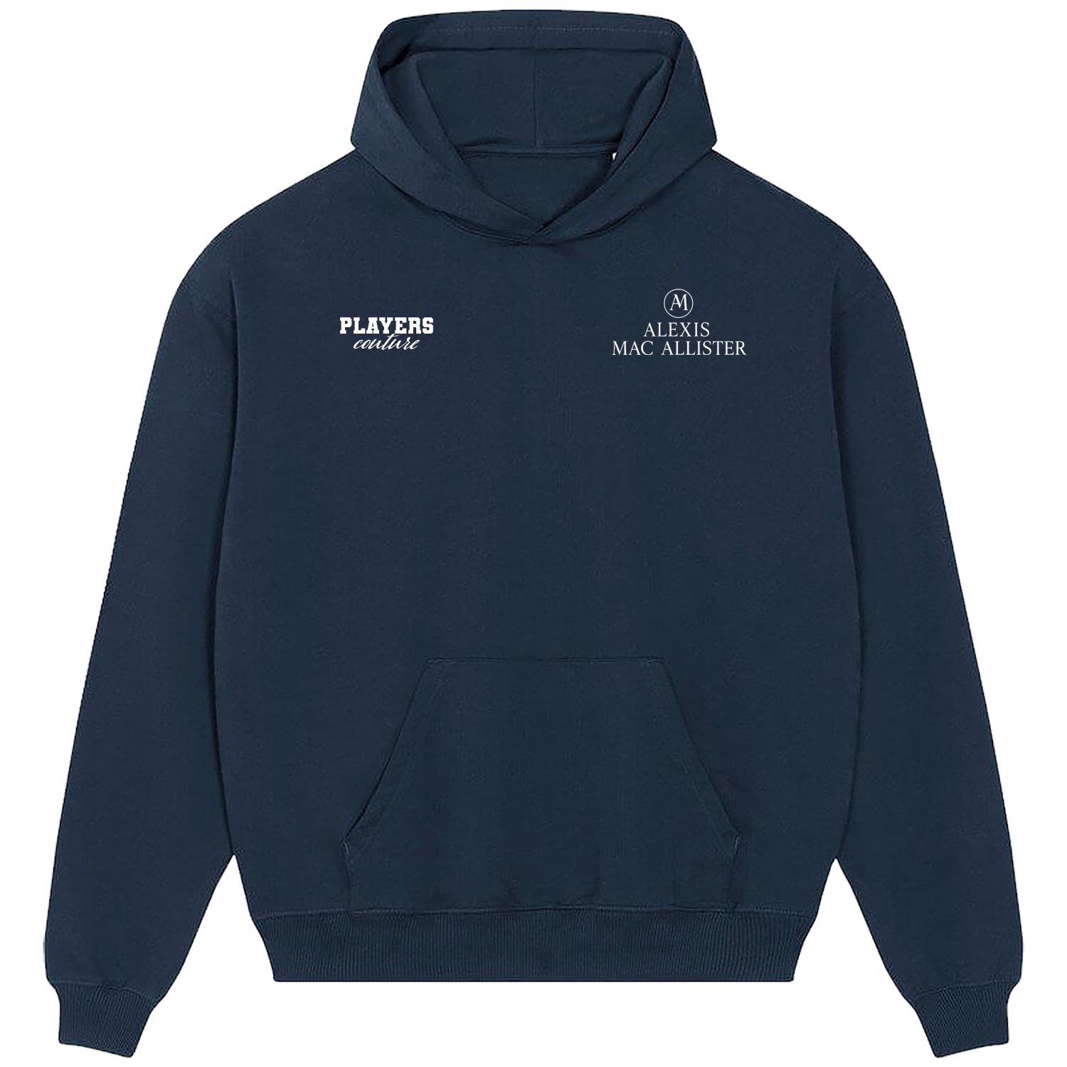 Alexis Mac Allister Logo Players Couture Men's Casual Hoodie Navy