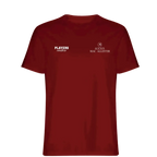 Alexis Mac Allister t-shirt – red men's t-shirt featuring the Alexis Mac Allister Players Couture logo