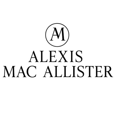 Alexis Mac Allister Logo Men's T-Shirt – white close-up detail shot of the Alexis Mac Allister Players Couture logo design