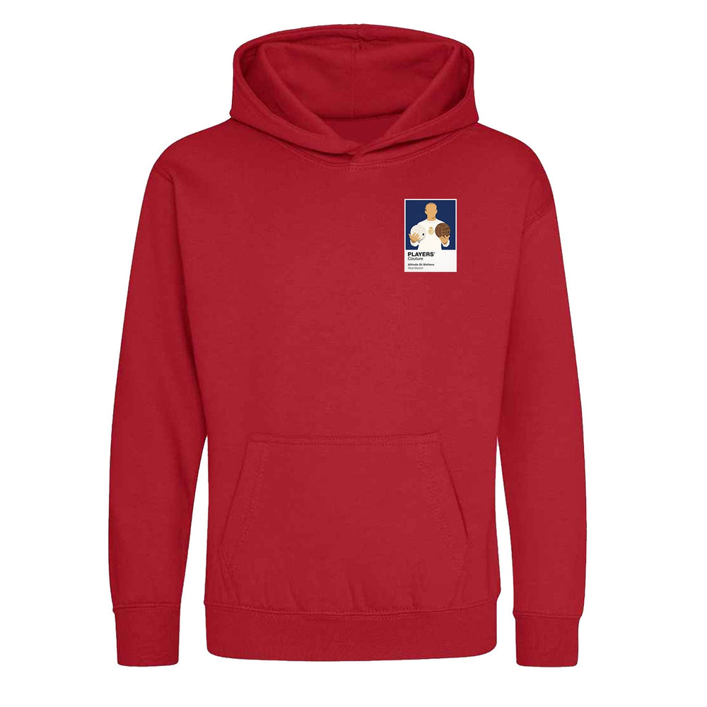 Alfredo Di Stefano Real Madrid Icon Frame Kids Hoodie - Red