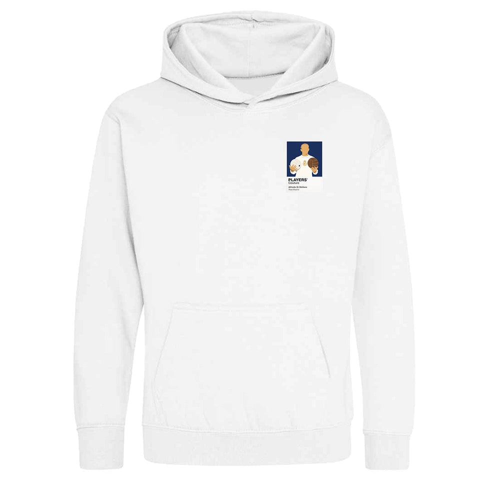 Alfredo Di Stefano Real Madrid Icon Frame Kids Hoodie - White