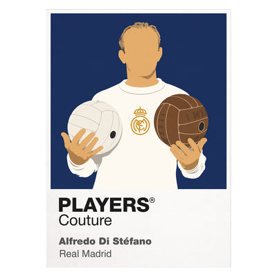 Alfredo Di Stefano Real Madrid Icon Frame — White