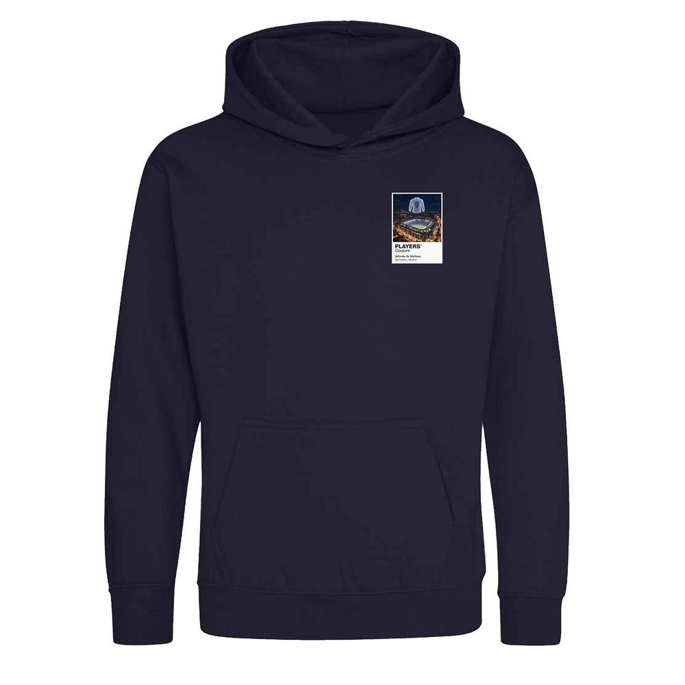 Alfredo Di Stéfano Real Madrid Icons in Lights Frame Kids Hoodie in Navy