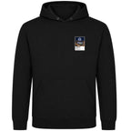 Alfredo Di Stéfano Real Madrid Icons in Lights Frame Men's Hoodie in Black