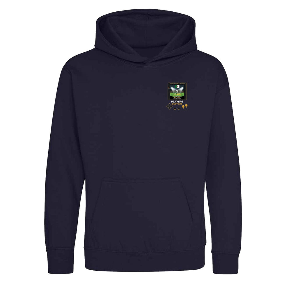 Algeria World Cup 8-Bit Kids Hoodie retro gaming football design by Players Couture