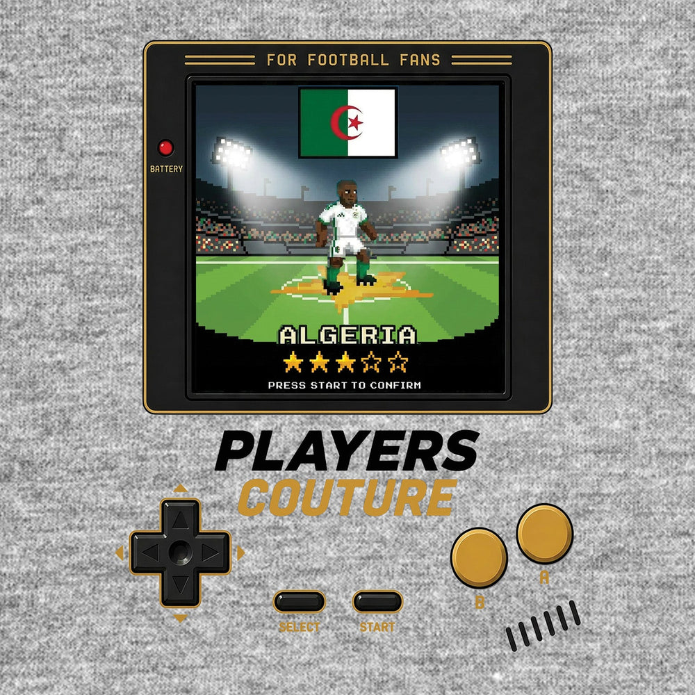 Algeria World Cup 8-Bit Kids T-Shirt retro gaming football design by Players Couture