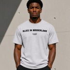 Alice in Borderland gray T-shirt lifestyle photograph