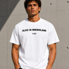 Alice in Borderland white T-shirt lifestyle photograph