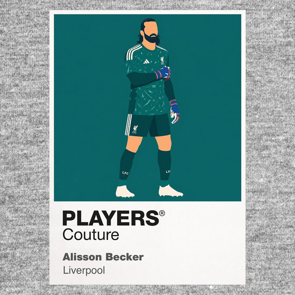 Alisson Becker 2 Liverpool Men's T-Shirt - Grey
