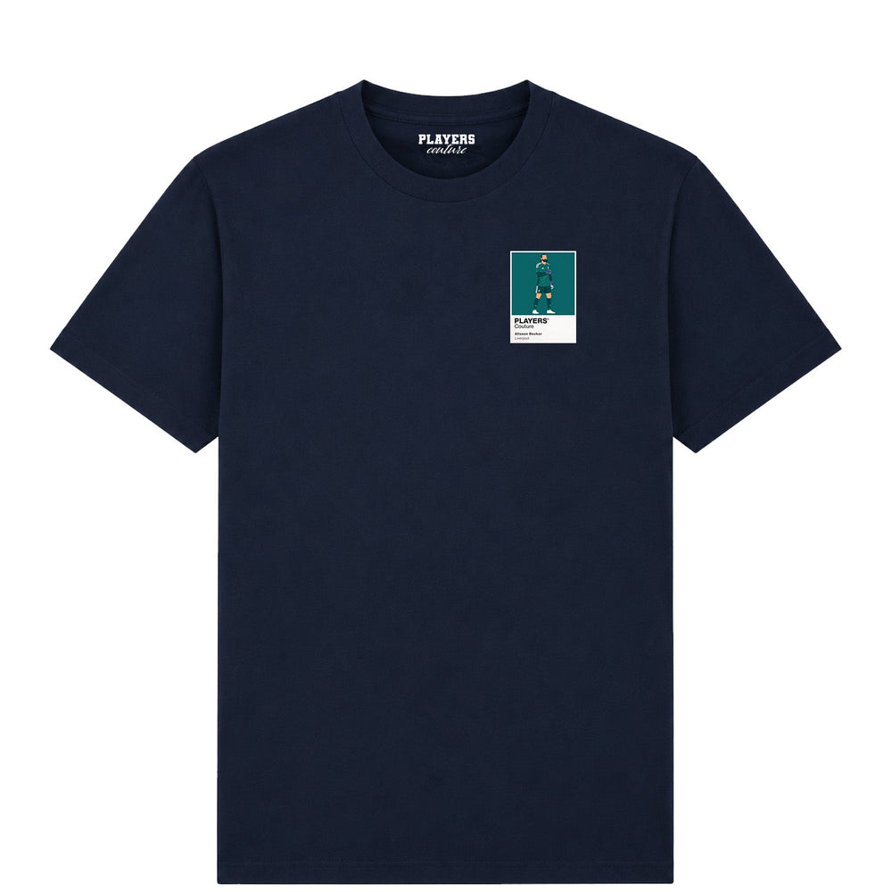 Alisson Becker 2 Liverpool Men's T-Shirt - Navy