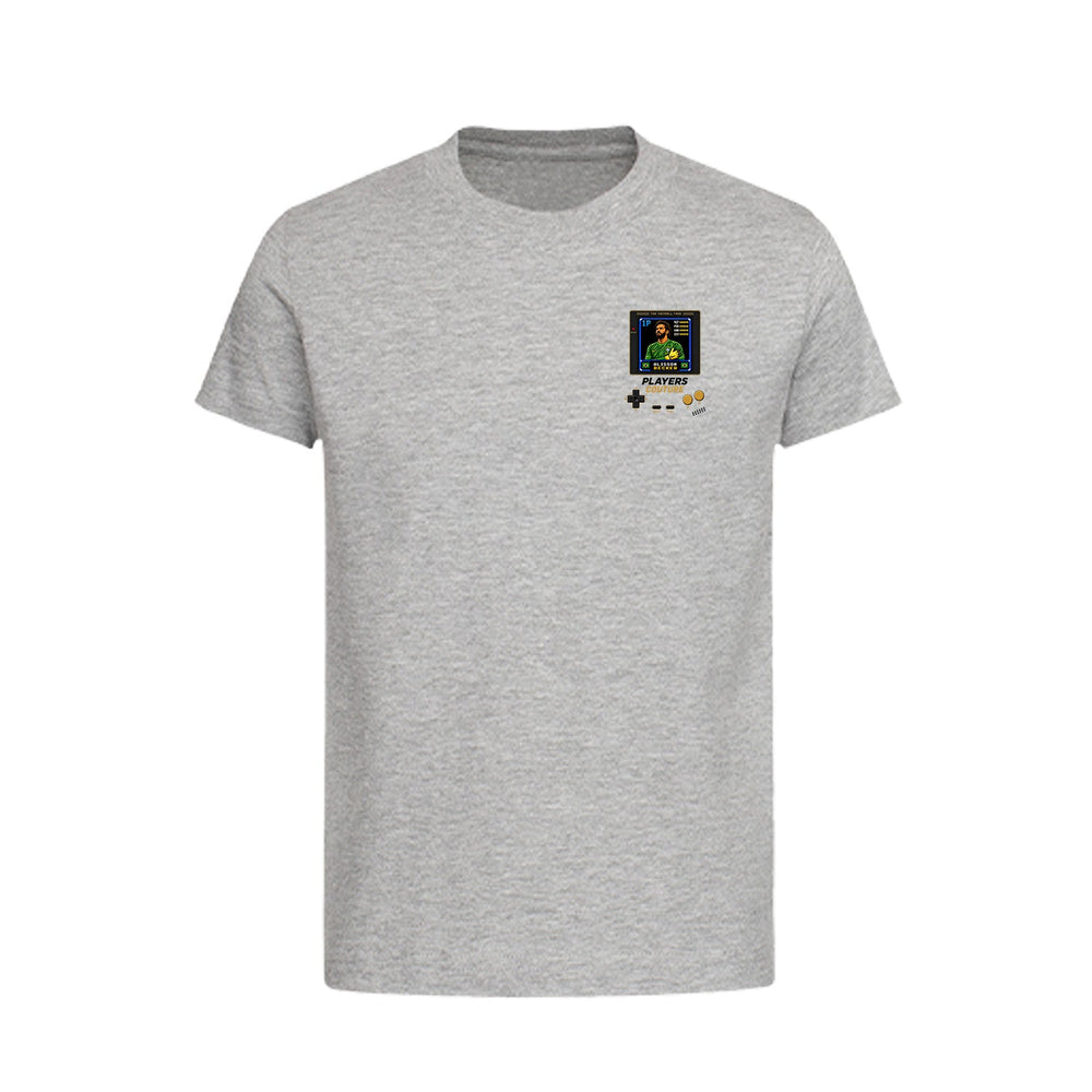 Alisson Becker 1P 8-Bit t-shirt retro gaming design by Players Couture