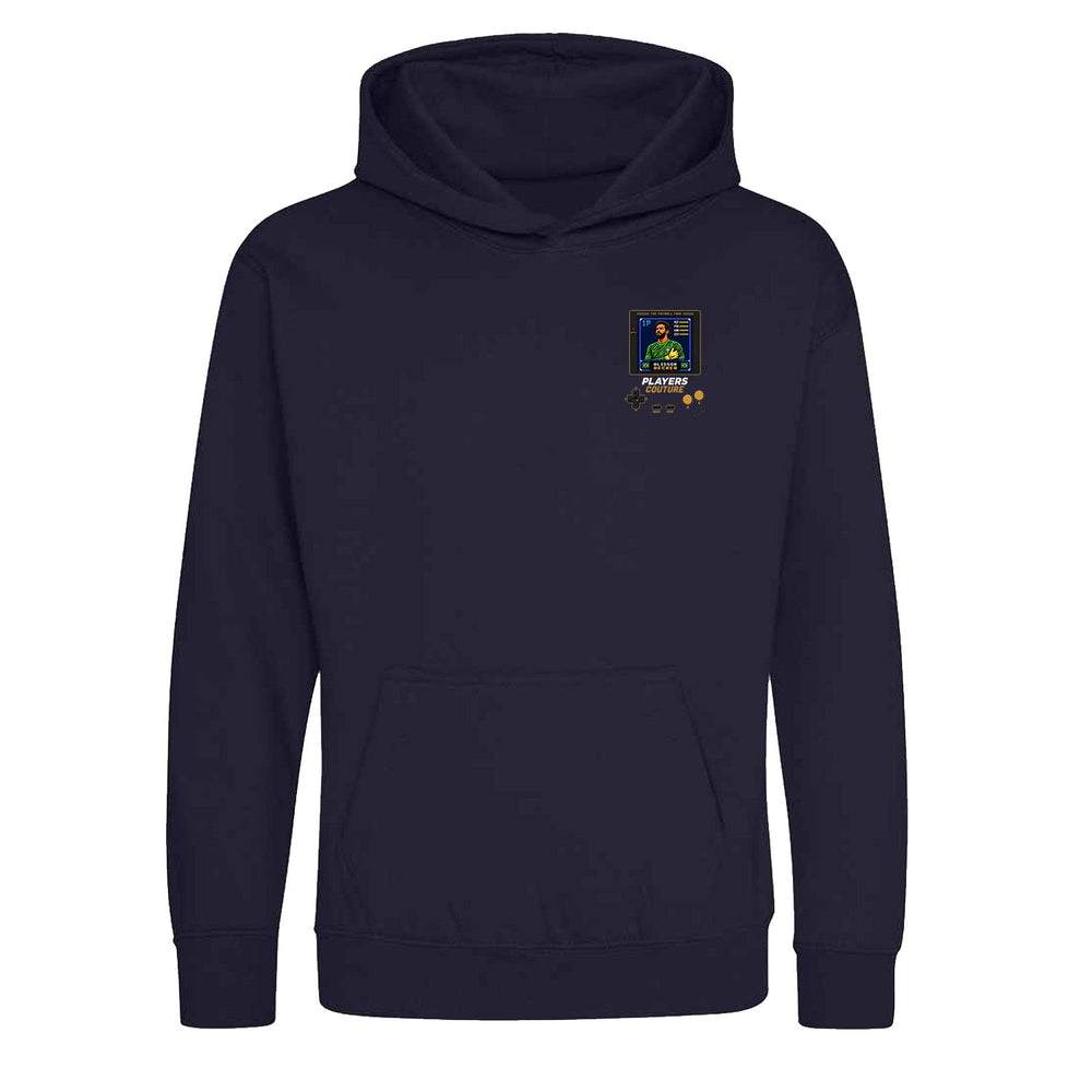 Alisson Becker 1P 8-Bit hoodie retro gaming design by Players Couture