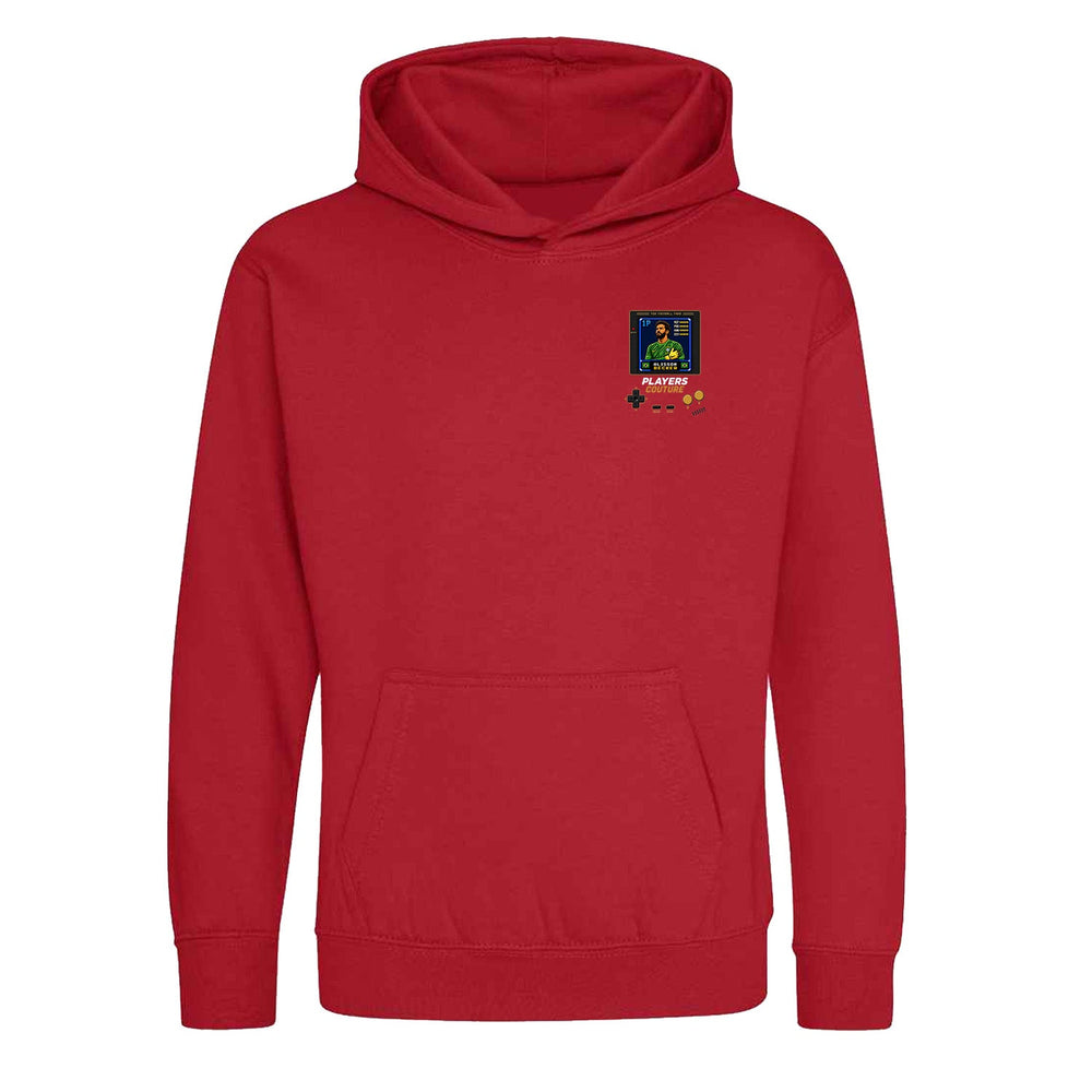 Alisson Becker 1P 8-Bit hoodie retro gaming design by Players Couture