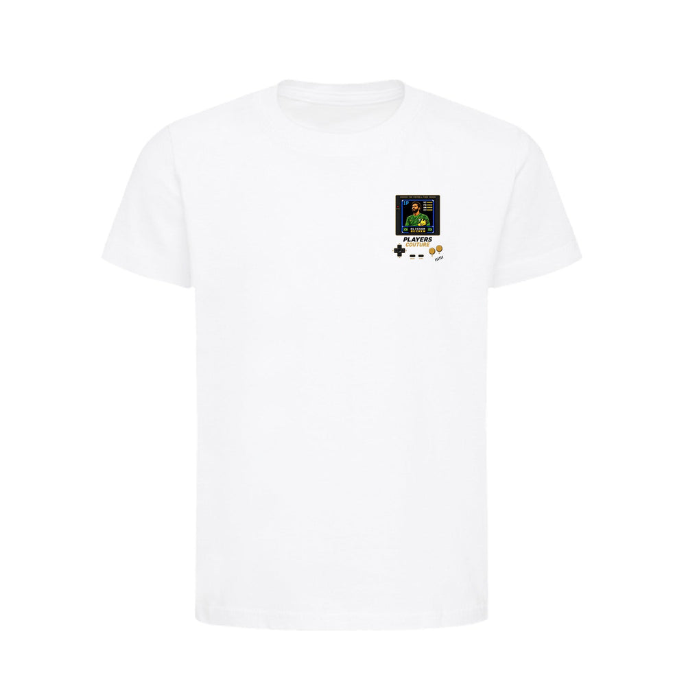 Alisson Becker 1P 8-Bit t-shirt retro gaming design by Players Couture