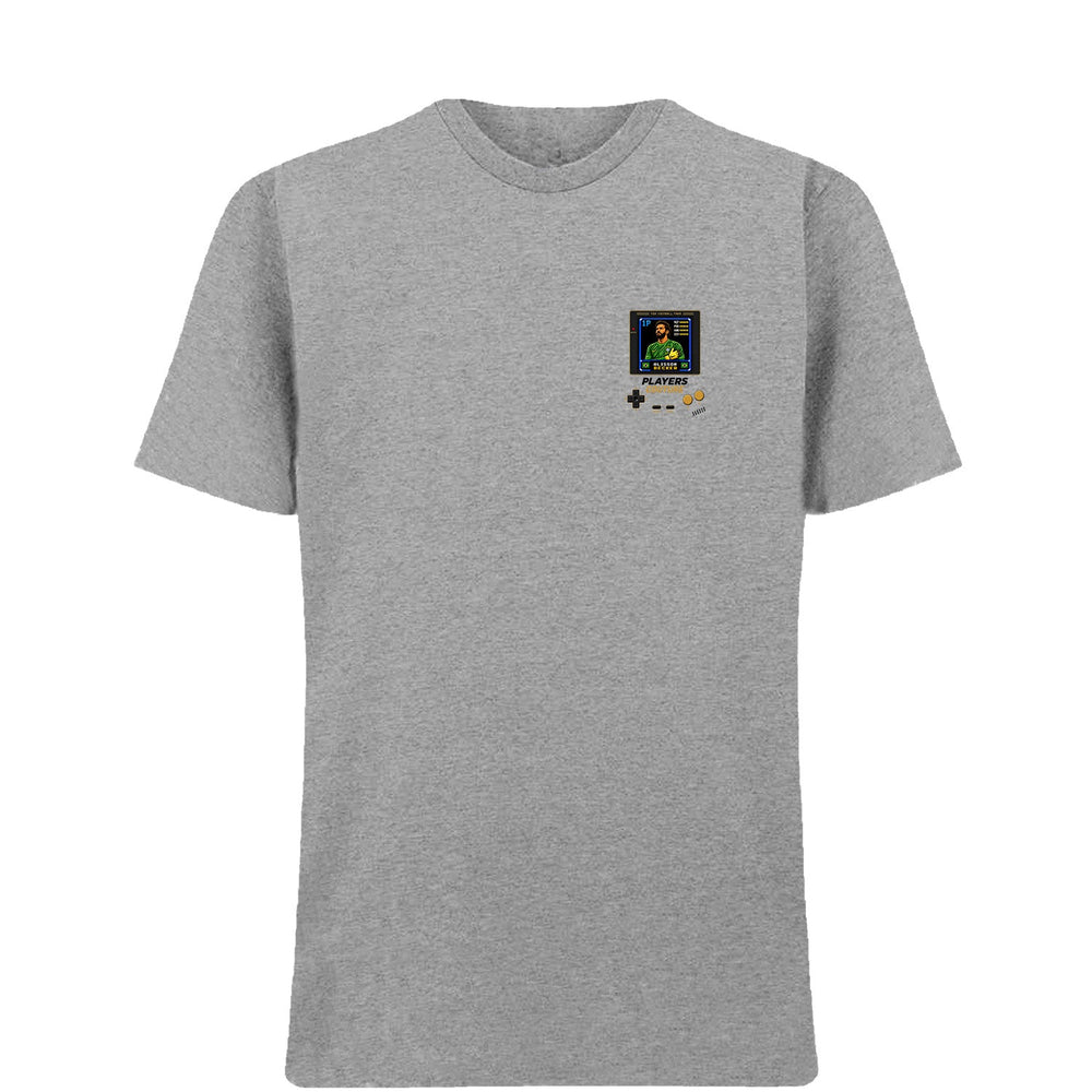 Alisson Becker 1P 8-Bit t-shirt retro gaming design by Players Couture