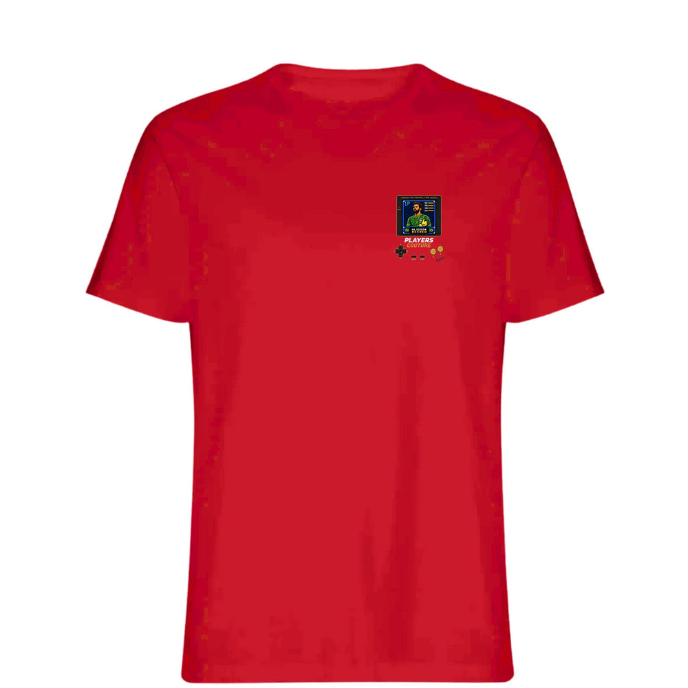 Alisson Becker 1P 8-Bit t-shirt retro gaming design by Players Couture