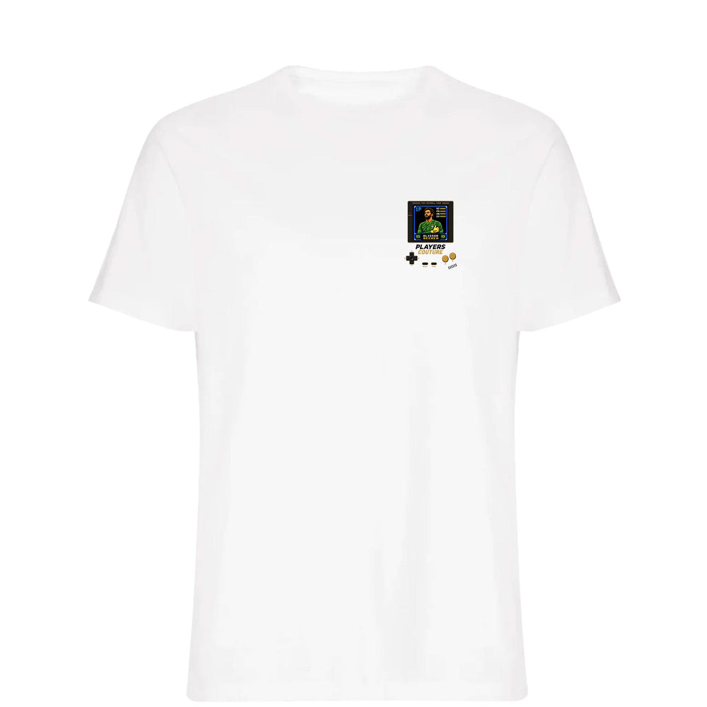 Alisson Becker 1P 8-Bit t-shirt retro gaming design by Players Couture