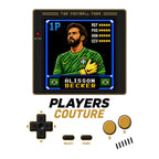 Alisson Becker 1P 8-Bit hoodie retro gaming design by Players Couture