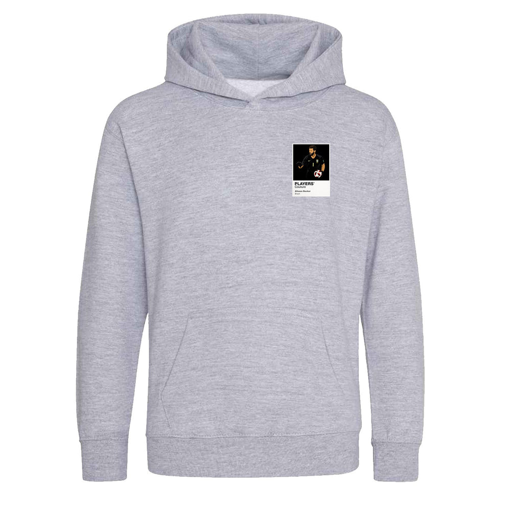 Alisson Becker Players Couture Kids Gray Hoodie