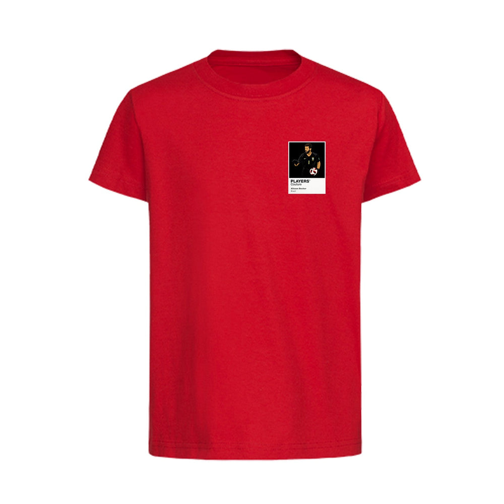 Alisson Becker Players Couture Kids Red T-Shirt