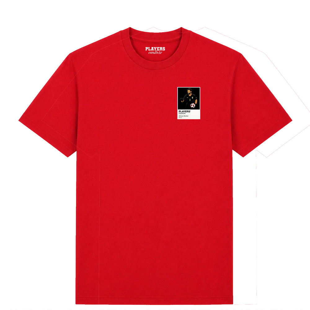 Alisson Becker Players Couture Mens Red T-Shirt