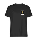 Alisson Becker 1 Football t-shirt – black men's t-shirt featuring the Alisson Becker 1 Football Players Couture logo