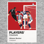 Alisson Becker Liverpool Icon Frame artwork in grey