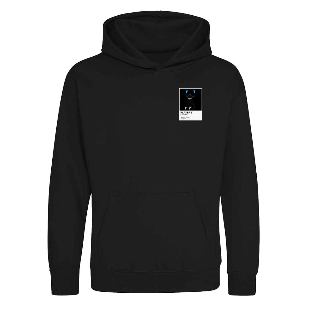 Alisson Becker Liverpool Icon Frame Kids Hoodie — Black