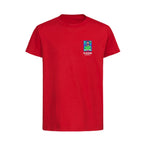Alisson Becker World Cup Sticker Kids T-Shirt – alisson becker sticker kids red tshirt Players Couture design