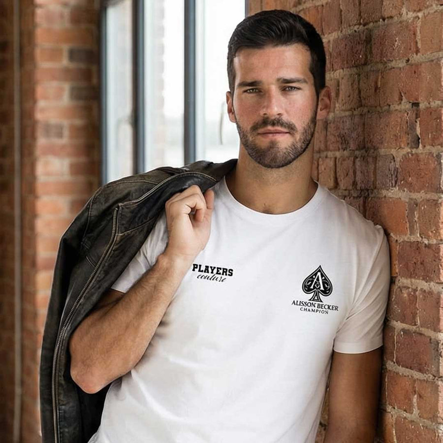 Alisson Becker Logo Players Couture Mens T-Shirt