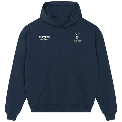 Allan Saint Maximin hoodie – navy men's hoodie featuring the Allan Saint Maximin Players Couture logo