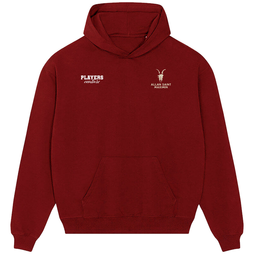 Allan Saint Maximin Logo Players Couture Men's Casual Hoodie Red