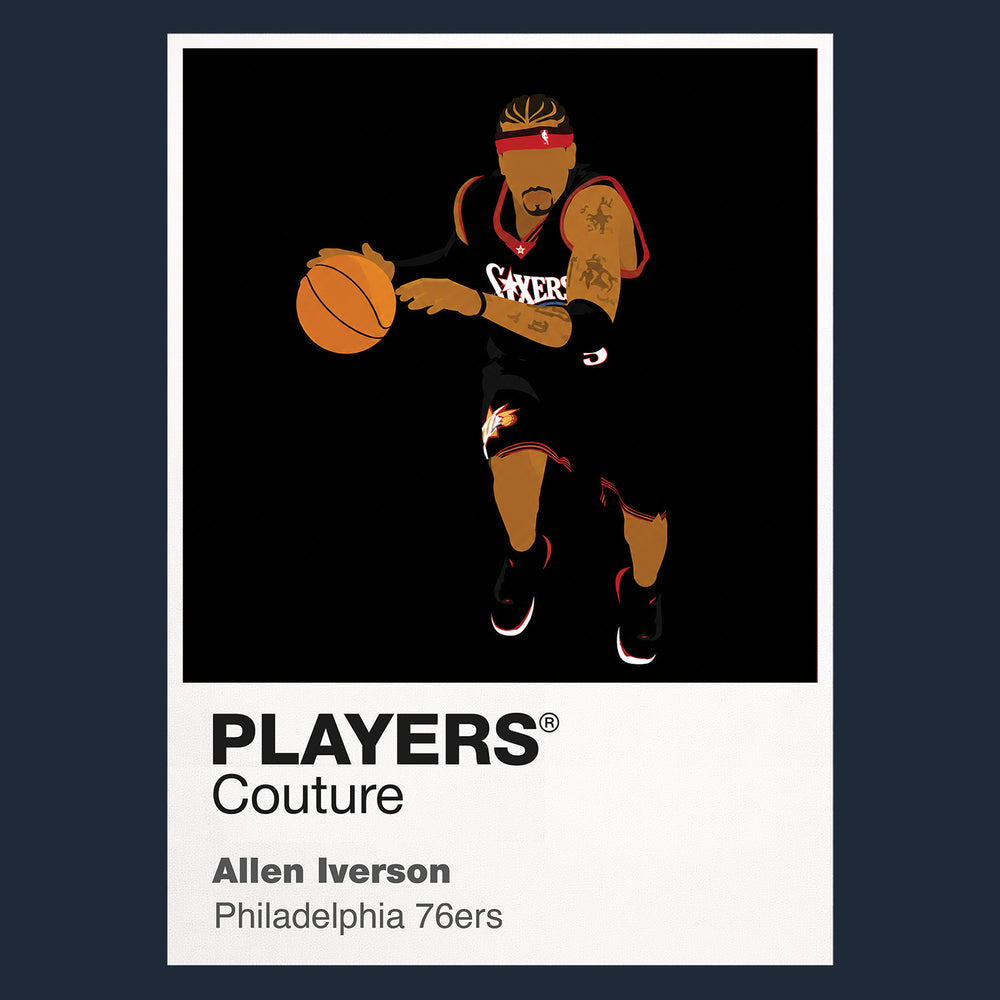 Allen Iverson 76ers Basketball Icon Frame - Icon Design (View 8)
