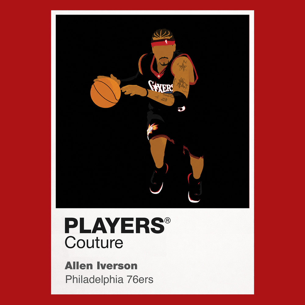 Allen Iverson 76ers Basketball Icon Frame - Icon Design (View 10)