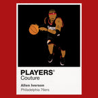 Allen Iverson 76ers Basketball Icon Frame - Icon Design (View 10)