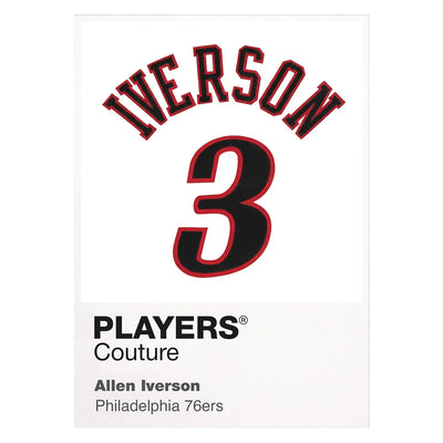 Allen Iverson 3 White Jersey Frame - Icon Design (View 7)
